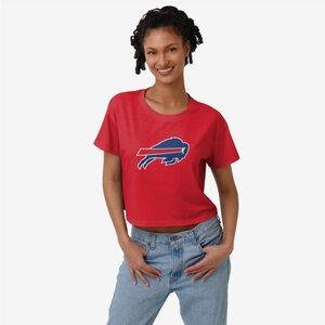 NFL Buffalo Bills Red Crop Top